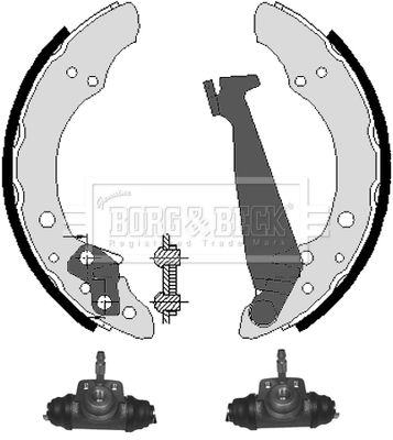 BORG & BECK Piduriklotside komplekt BBS1031K